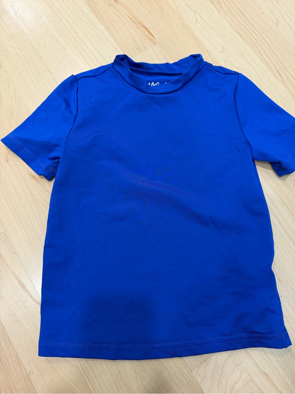 Cat & Jack Bright Blue Short Sleeve Swim Rashguard